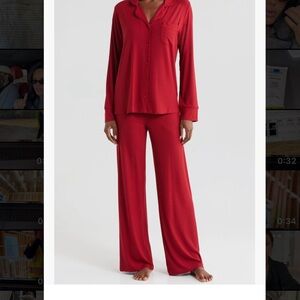 SKIMS Brick Soft Lounge Rib sleep Set